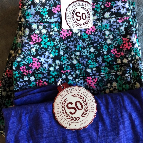 ~NWT~ SO Long Sleeve & Pants Bundle💙💜💗 - Picture 6 of 6